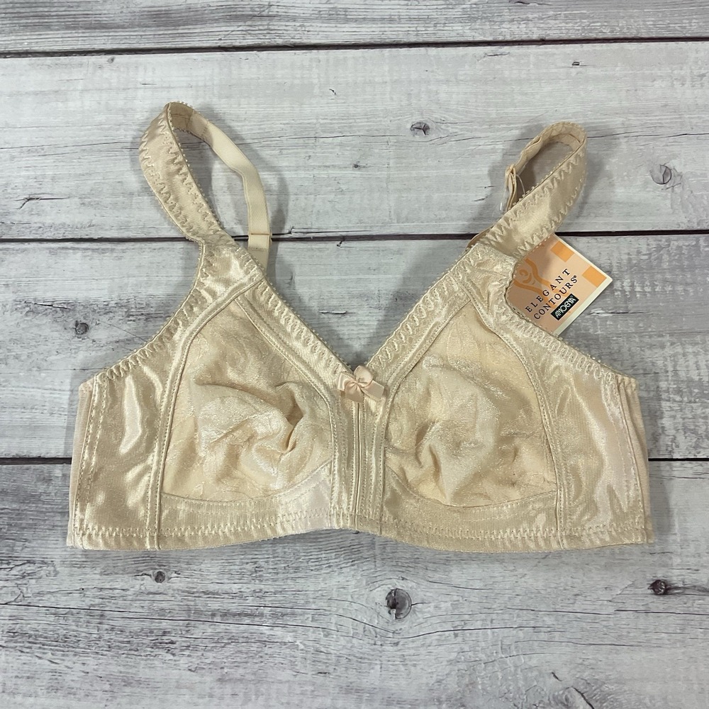 Amoena Mastectomy Bra Womens 34A Candlelight #2127 Wireless NEW